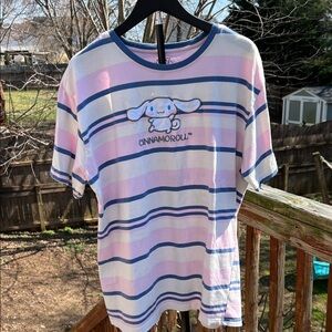 Cinnamoroll Sanrio Striped T-Shirt